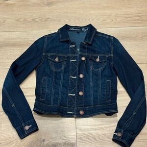 American Eagle Outfitters Women's Indigo Jean Jacket—LIKE NEW